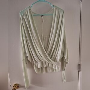 Free People Thin wrap sweater